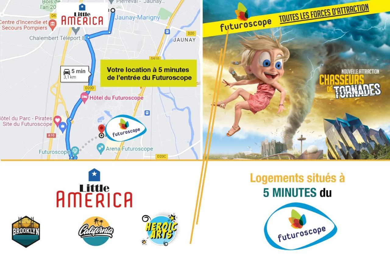 Little America - Appart Hotel 3Km Futuroscope Jaunay-Clan Luaran gambar